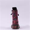 Rieker Laced Ankle Boot With Side Zip - Floral Multi